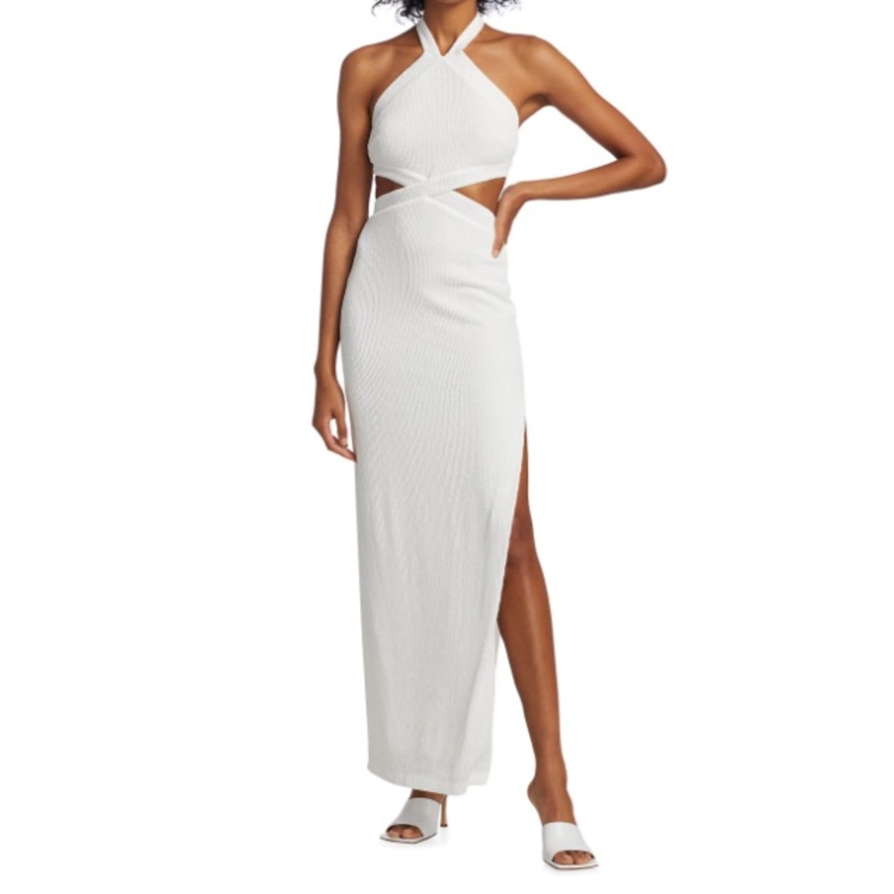 RUMER Cassidy Cutout Maxi/Midi Dress